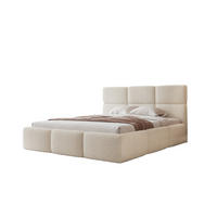 POLSTERBETT VIVIEN 180x200 cm Beige Bouclé (Stoff Abriamo) - mit Bettkasten und Lattenrost - Beige, Holzwerkstoff/Textil (180/200cm) - Ravio