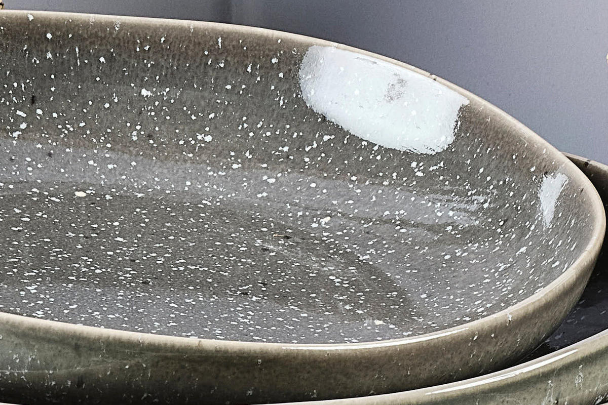 SUPPENTELLER Stellar Ø22,5cm - 6er-Set - Betongrau - Grau, Keramik (22.5cm) - Björn