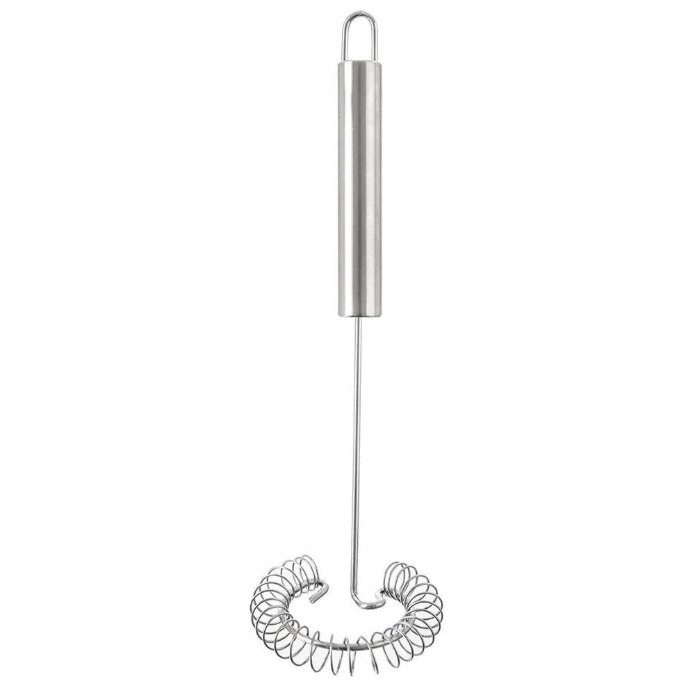 SPIRAL-SCHNEEBESEN Stahl 26 cm - Silberfarben, Metall (26cm) - Orion 