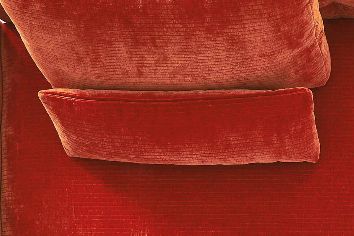 NIERENKISSEN GROSS SEPHI Rot Cord - Rot, Textil (92/19cm) - KAWOLA