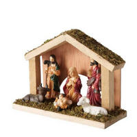 WEIHNACHTSSZENE Marona - Multicolor, Kunststoff (6/11/15cm) - Boltze Home