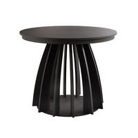 AUSZIEHTISCH VENO 100-180/76 cm Schwarz matt - Schwarz, Holzwerkstoff (100/100/76cm) - Idohome