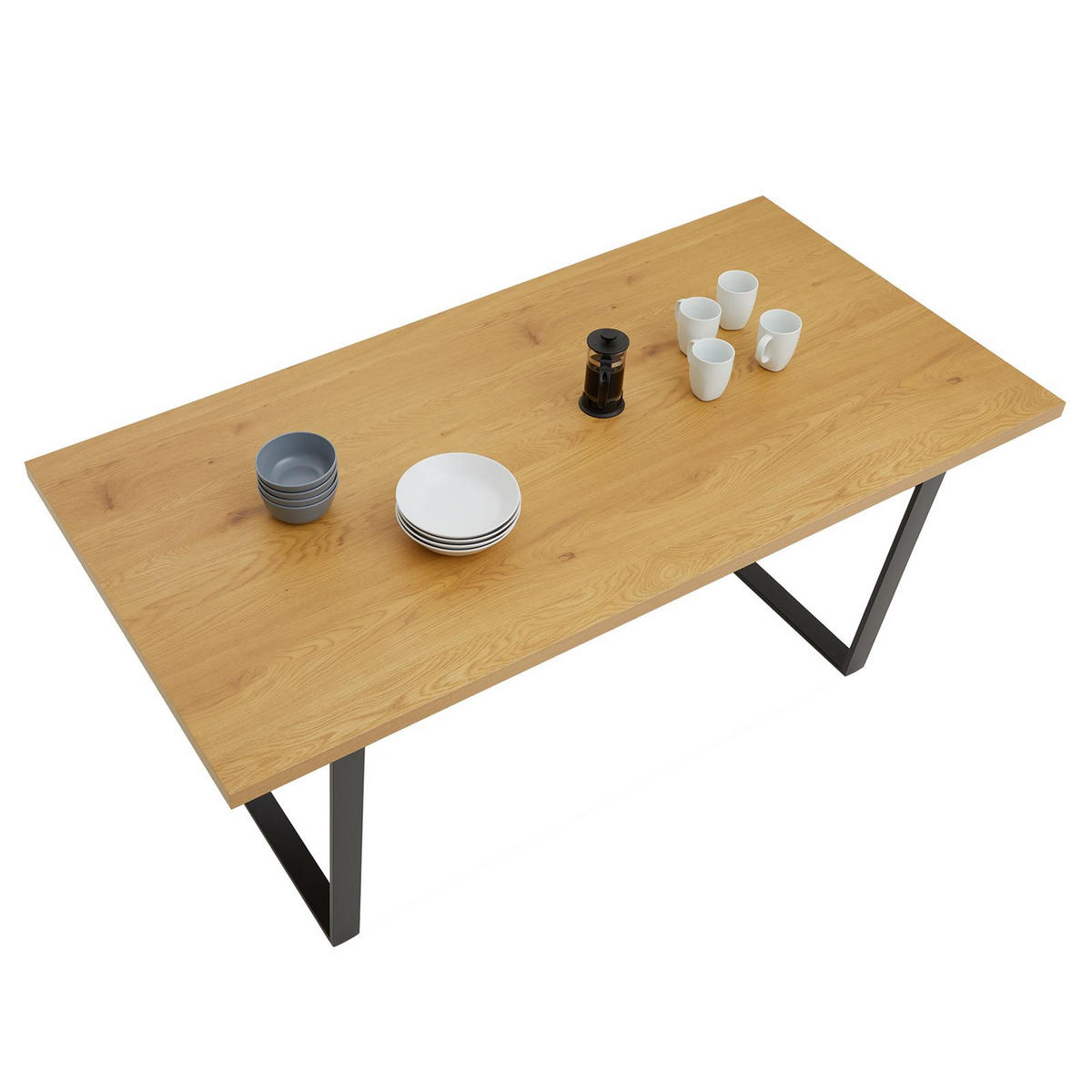 ESSTISCH VIDAGO - Wildeiche, Holzwerkstoff (90/180/76cm) - CARO-Möbel