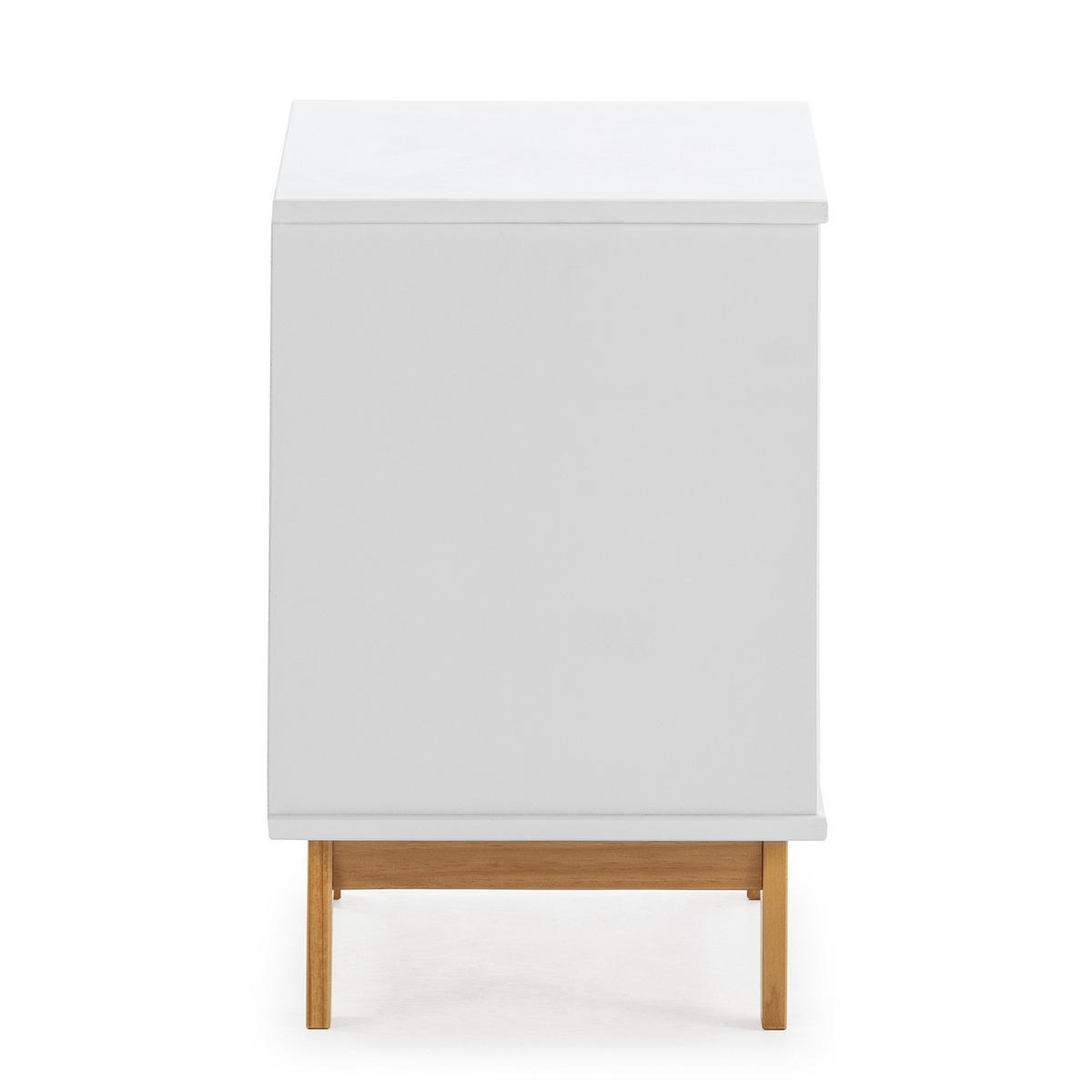 NACHTTISCH Miranda 2 Schubladen Weiß - Weiß, Holz (43/52/35cm) - VS Venta-stock