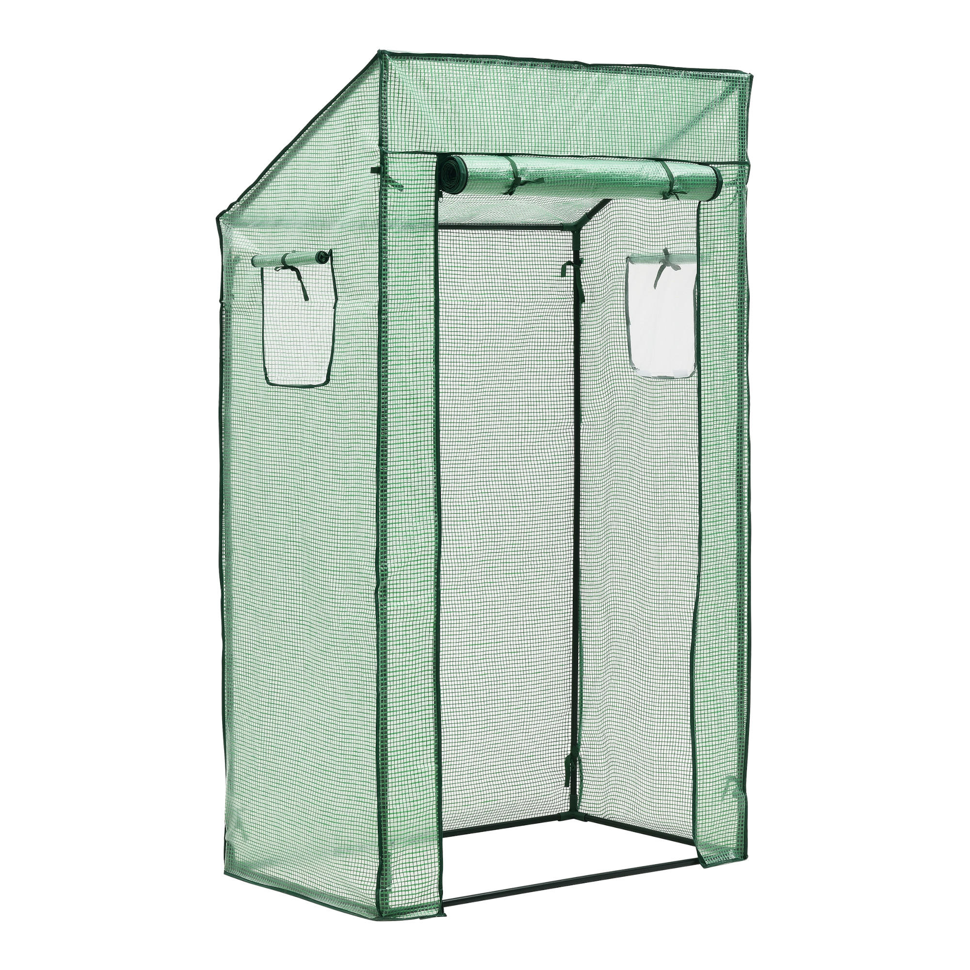 GEWÄCHSHAUS Marzano - Grün, Kunststoff (100/174/60cm) - [en.casa]