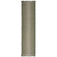 TEPPICH Jute-Wolle-Mix, handgewebt WEAVER, Grün 60x230 cm - Grün, Textil (60/230cm) - KADIMA DESIGN