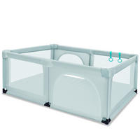 LAUFSTALL 69cm Blau - Blau, Kunststoff (190/120cm) - COSTWAY