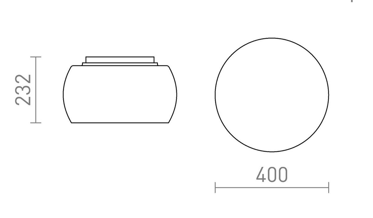 DECKENLEUCHTE AMANDA Matt schwarz Bernsteinfarbenes Glas 45 W - Schwarz, Glas (40/40/23cm) - Rendl