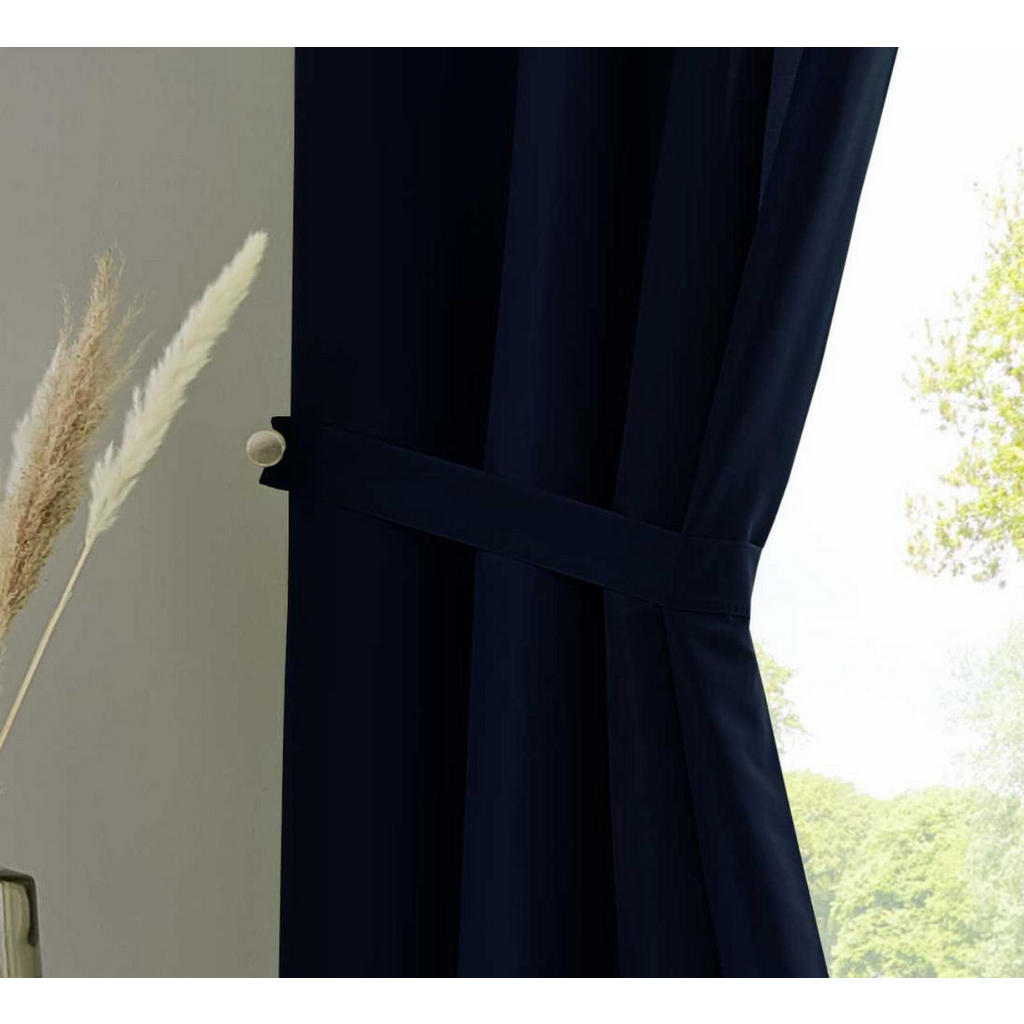 Thumbnail - Gardinenbox Vorhang, Dunkelblau, Textil, 140x225x225 cm, Oeko-Tex® Standard 100, Wohntextilien, Gardinen & Vorhänge, Fer...