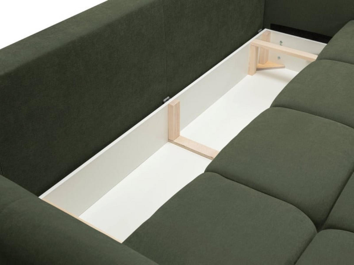 SOFA Grün BASTO Mit Schlaffunktion - Grün, Textil (245/86/110cm) - Sepro Meble