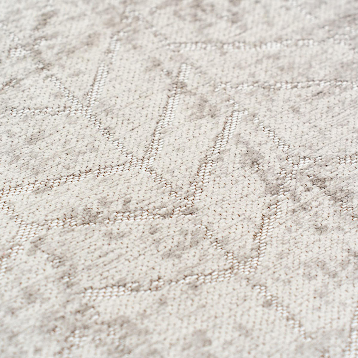 TEPPICH White Plains Mad Men Jacob's Ladder 240/240 cm - Grau, Kunststoff/Textil (240/240cm) - Louis De Poortere