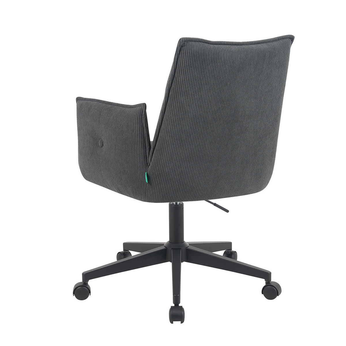 BÜROSTUHL Mika-Malu - Anthrazit/Schwarz, Textil/Metall (60/85/63cm) - DUBI Möbel