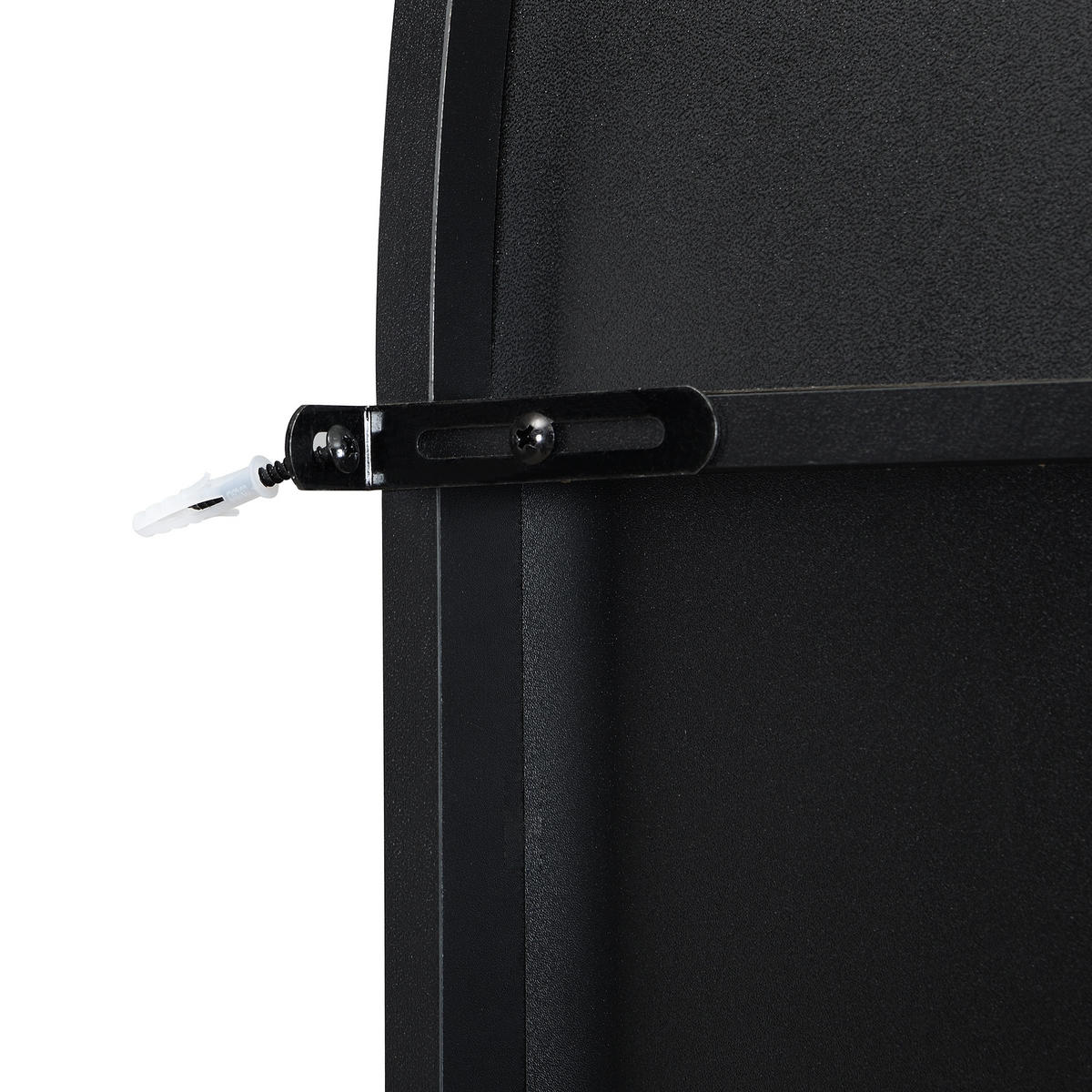 GARDEROBE Schuhregal Haken MDF - Schwarz, Holz (75/195/35cm) - LEBENLANG