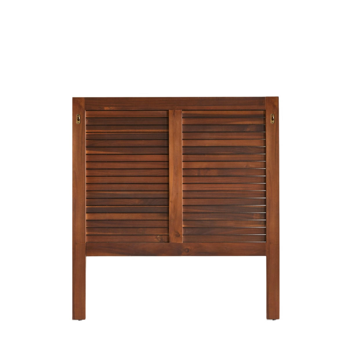 KOPFTEIL Loggia Braun aus Akazie - Braun, Holz (90/100/3cm) - Tikamoon