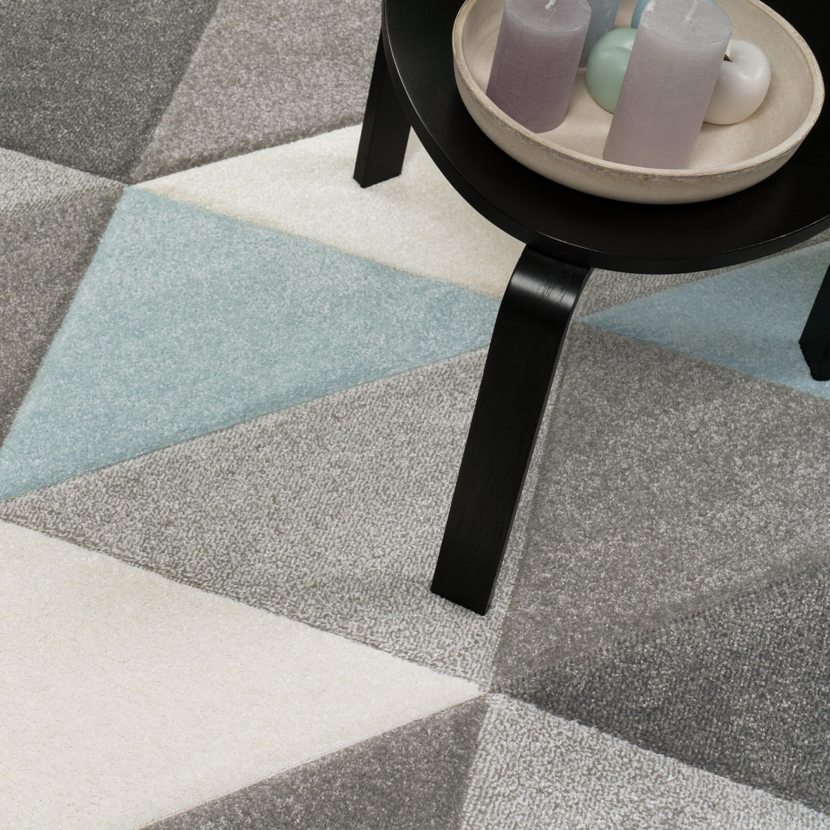 KURZFLORTEPPICH 80/300 cm Lara 276 - Türkis, Textil (80/300cm) - Paco Home