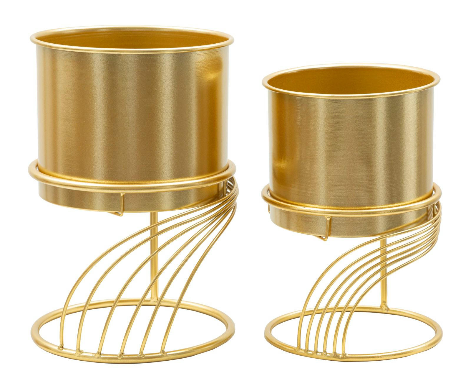 Mauro Ferretti Pflanzenständer Gold 23x35x23 cm