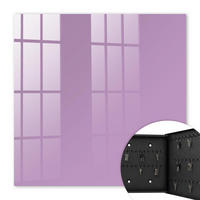SCHLÜSSELBOX Schwarz 30x30 cm- Türöffnung nach rechts - Hellviolett - Lila, Metall (30/30/5cm) - TULUP