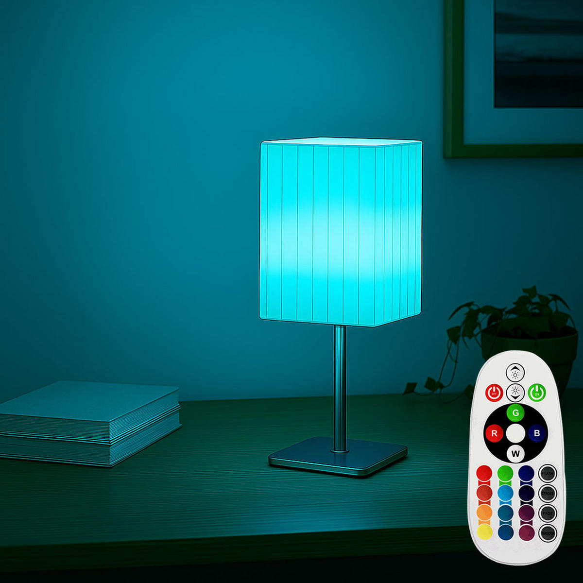 LED TISCHLEUCHTE BAILEY Weiß Chrom - Weiß, Metall (10/10/26cm)