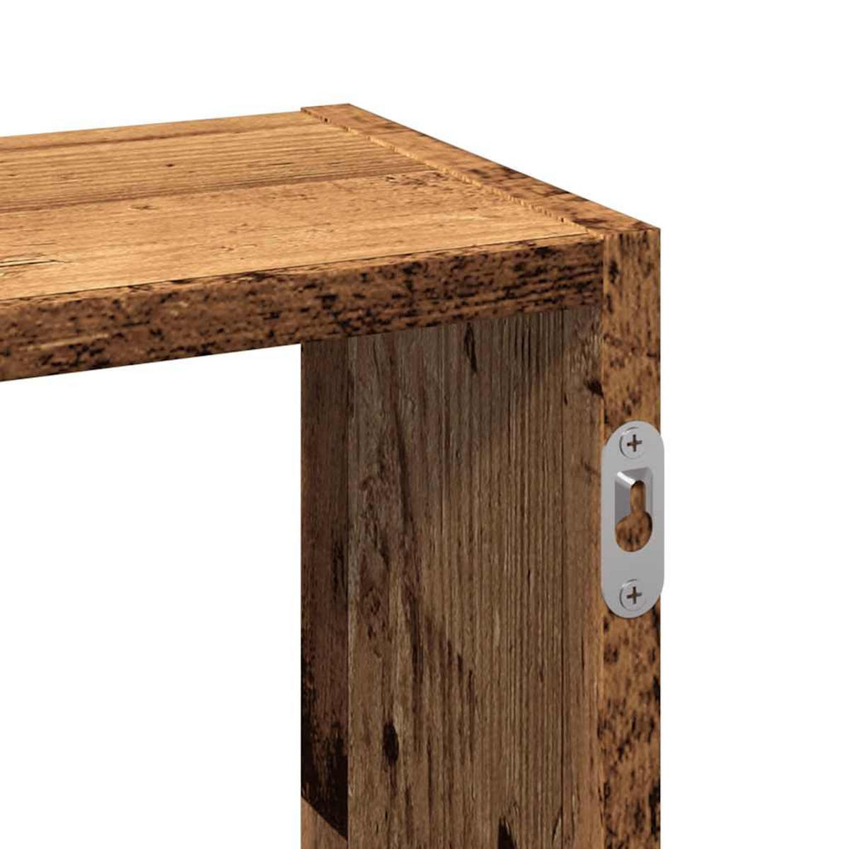 WANDREGAL Altholz-Optik 159/18/66 Cm Holzwerkstoff - Braun, Holzwerkstoff (18/66/159cm) - vidaXL