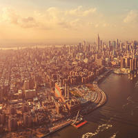 FOTOTAPETE Manhattan-Stadt 254 x 184 cm - Beige, Papier (254/184cm) - Sanders & Sanders