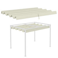 ERSATZDACH für 2,85 x 2 m - Creme, Kunststoff (245/23/286cm) - Outsunny