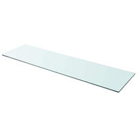 REGALBODEN Glas Transparent 110/30 Cm - Transparent, Glas (30/0.8/110cm) - vidaXL