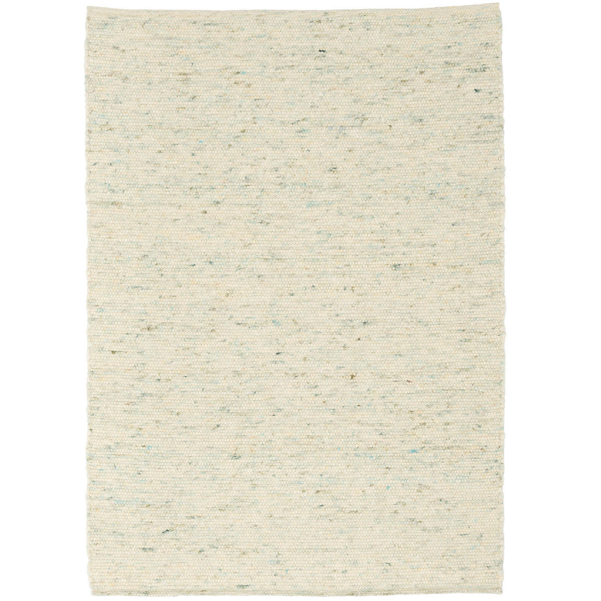 NATUR TEPPICH WOLLE NELSON MELIERT - Grün, Textil (60/90cm) - Pergamon