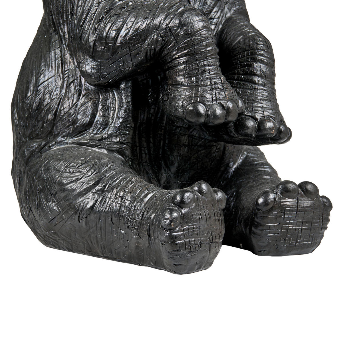 TISCHLAMPE Elefant Schwarz Fortuna - Messingfarben/Schwarz, Kunststoff (24/15/37cm) - Beliani
