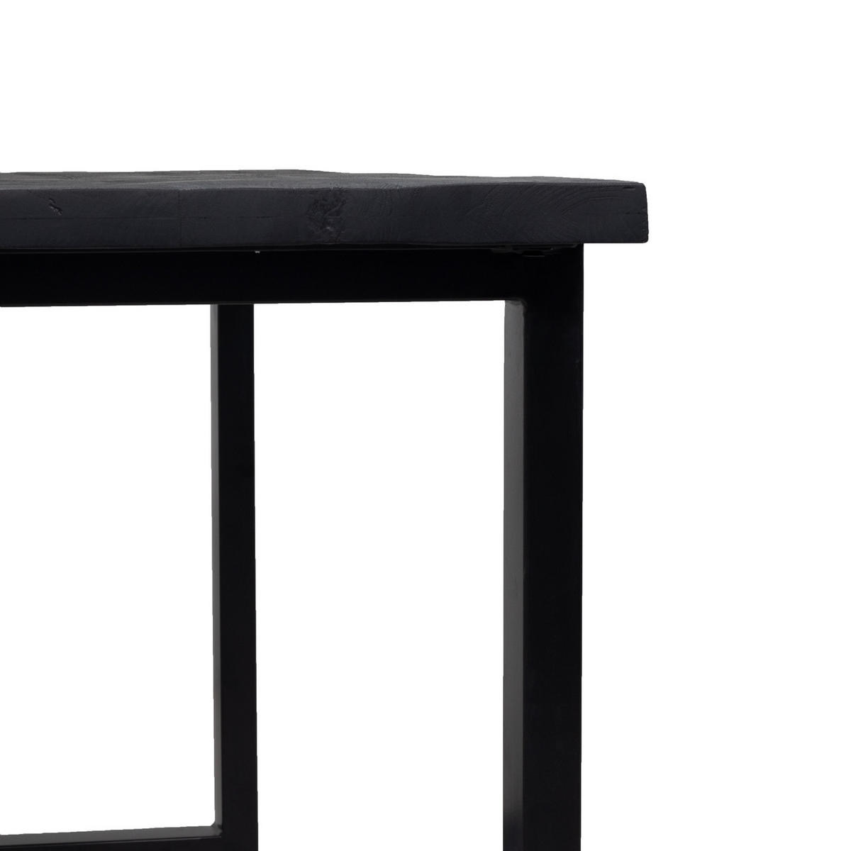 ESSTISCH aus Mangoholz 160cm, schwarz - Schwarz, Holz (160/90/76cm) - Giga Meubel