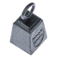 TÜRSTOPPER Gewicht - Schwarz, Metall (7/7cm) - Homescapes