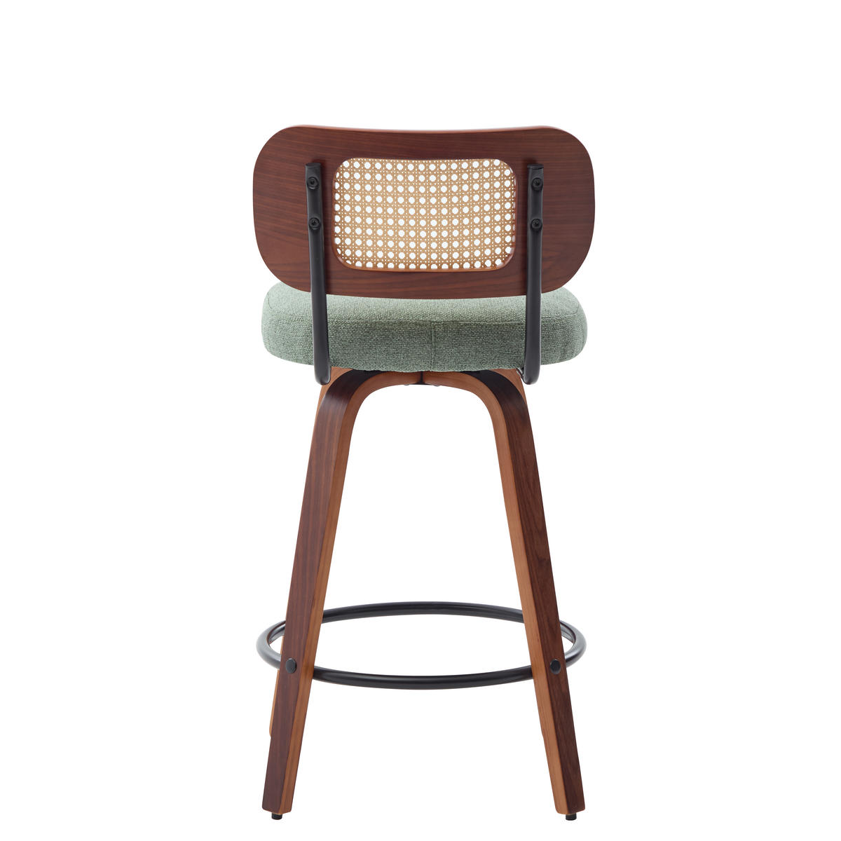 BARHOCKER DE-36367 3er-Set 26 Zoll mit 360°-Drehung Grün - Grün, Holz (43/90/56cm) - ComfortXL