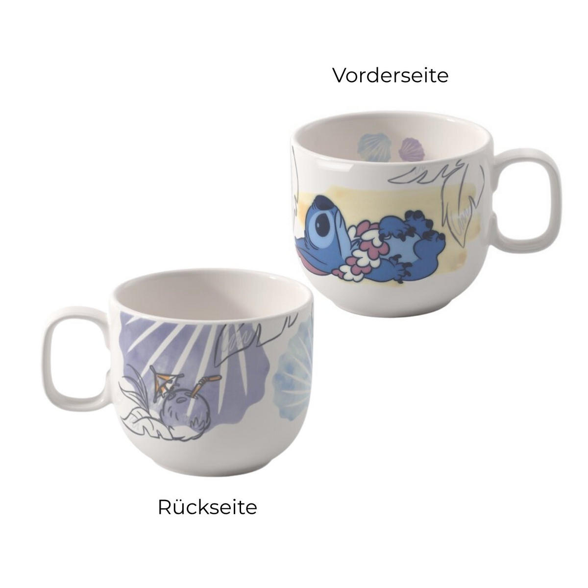 KINDERGESCHIRR-SET Disney Stitch bunt 7er Set - Multicolor, Keramik/Metall (2/2/2cm) - Villeroy & Boch