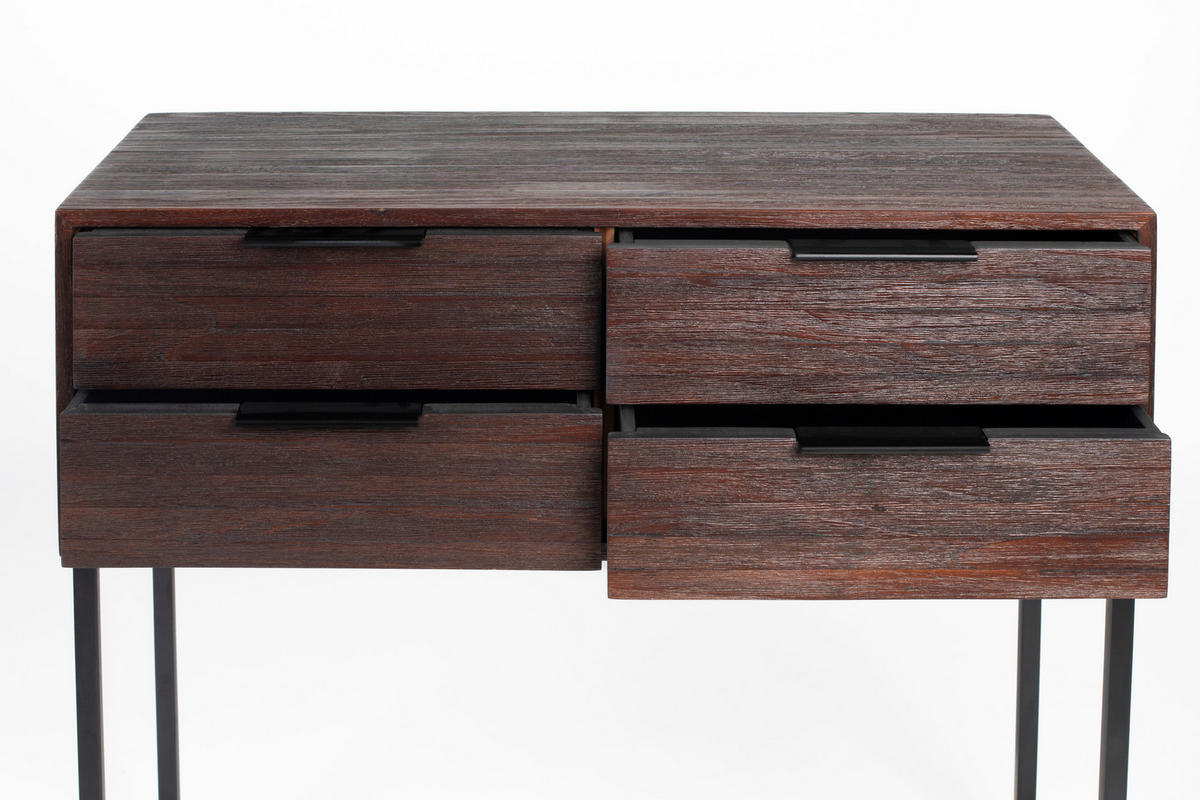 BEISTELLTISCH Webster - Braun - 35/90/82 cm - Braun, Holz (35/90/82cm)