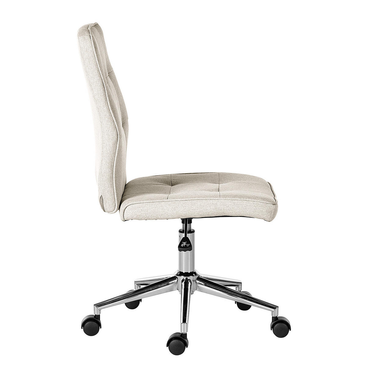 BÜROSTUHL - Hellgrau, Textil/Metall (46/91/62cm) - home24