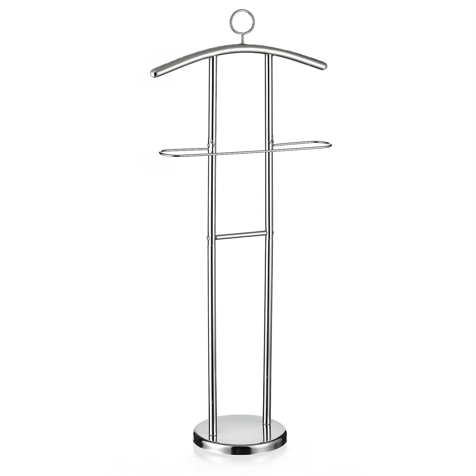 CARO-Möbel Herrendiener Chrom 48x110x22 cm