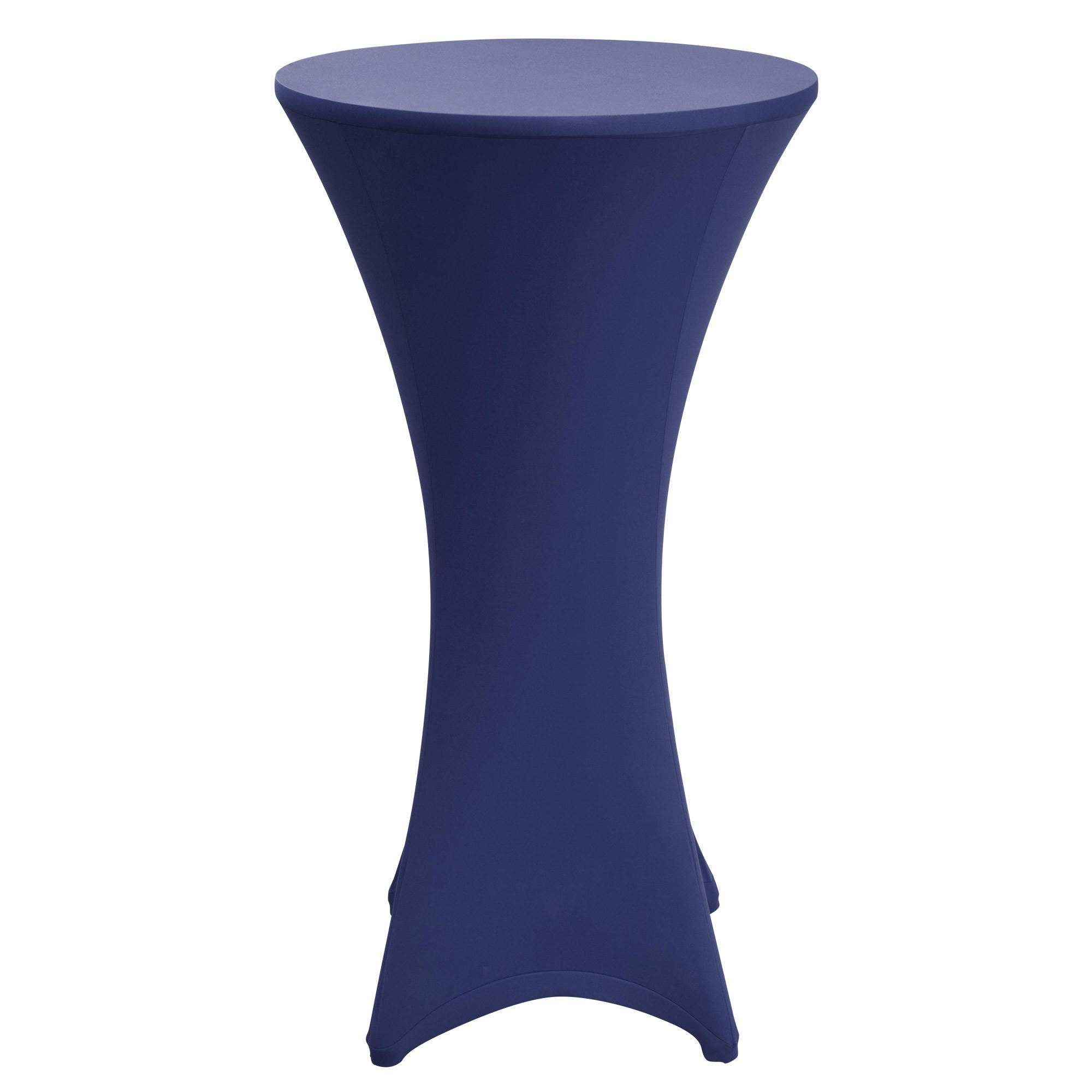 STEHTISCHHUSSE Stella Ø 70 cm Blau - Blau, Textil (70/120cm)