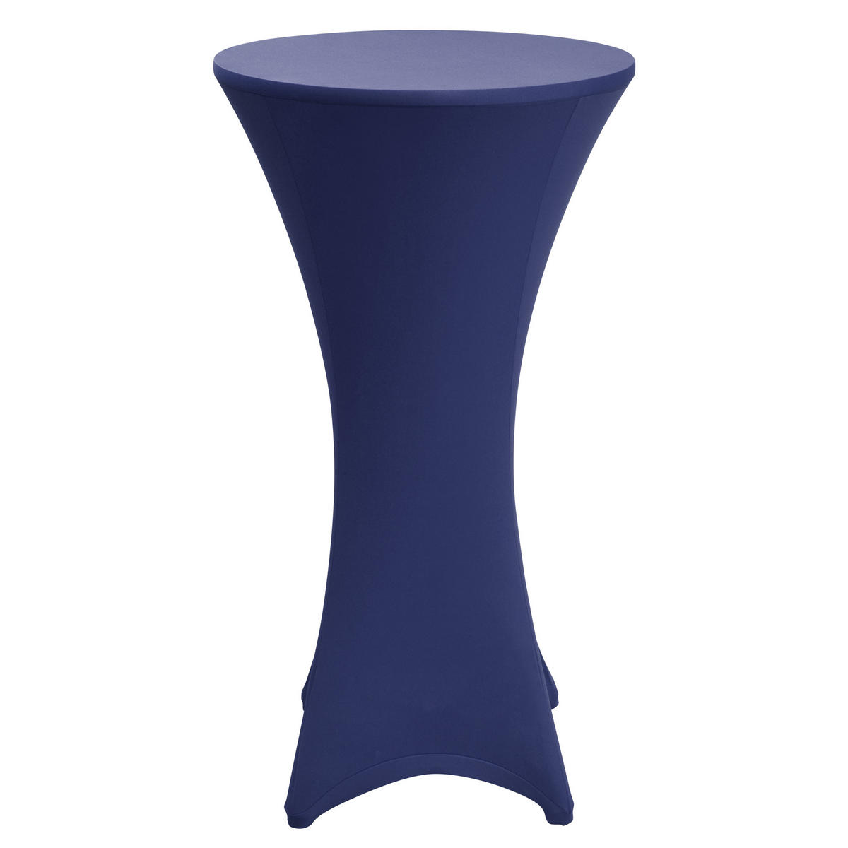 STEHTISCHHUSSE Stella Ø 70 cm Blau - Blau, Textil (70/120cm)