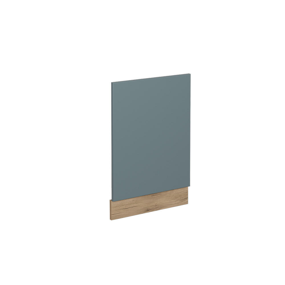FRONTBLENDE R-Line Blau-Grau 45 cm ohne AP - Honigeiche/Eiche Wotan, Holzwerkstoff (45/57.2/1.6cm) - Vicco