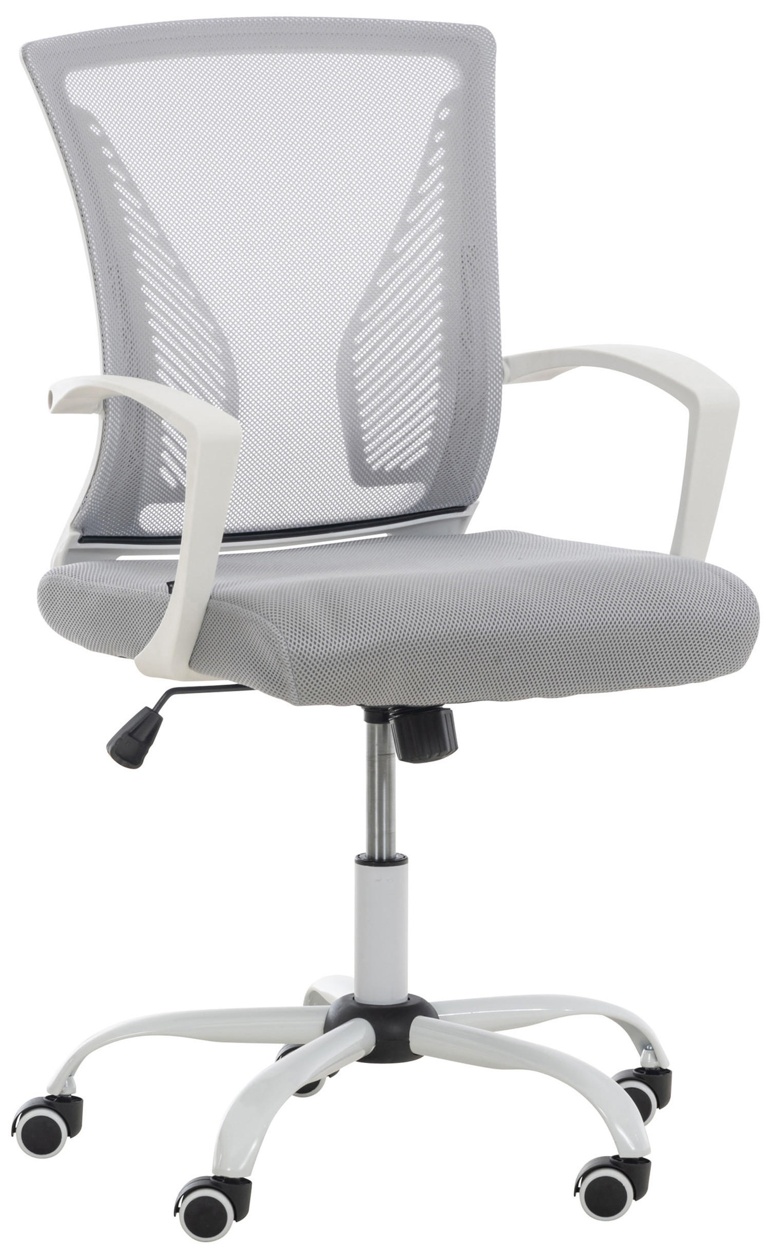 BÜROSTUHL Trail One mit atmungsaktivem Netzbezug, Hellgrau - Hellgrau, Textil/Metall (59/104/56cm) - TPFLiving