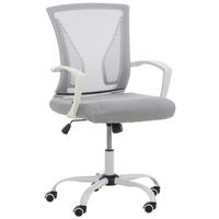 BÜROSTUHL Trail One mit atmungsaktivem Netzbezug, Hellgrau - Hellgrau, Textil/Metall (59/104/56cm) - TPFLiving