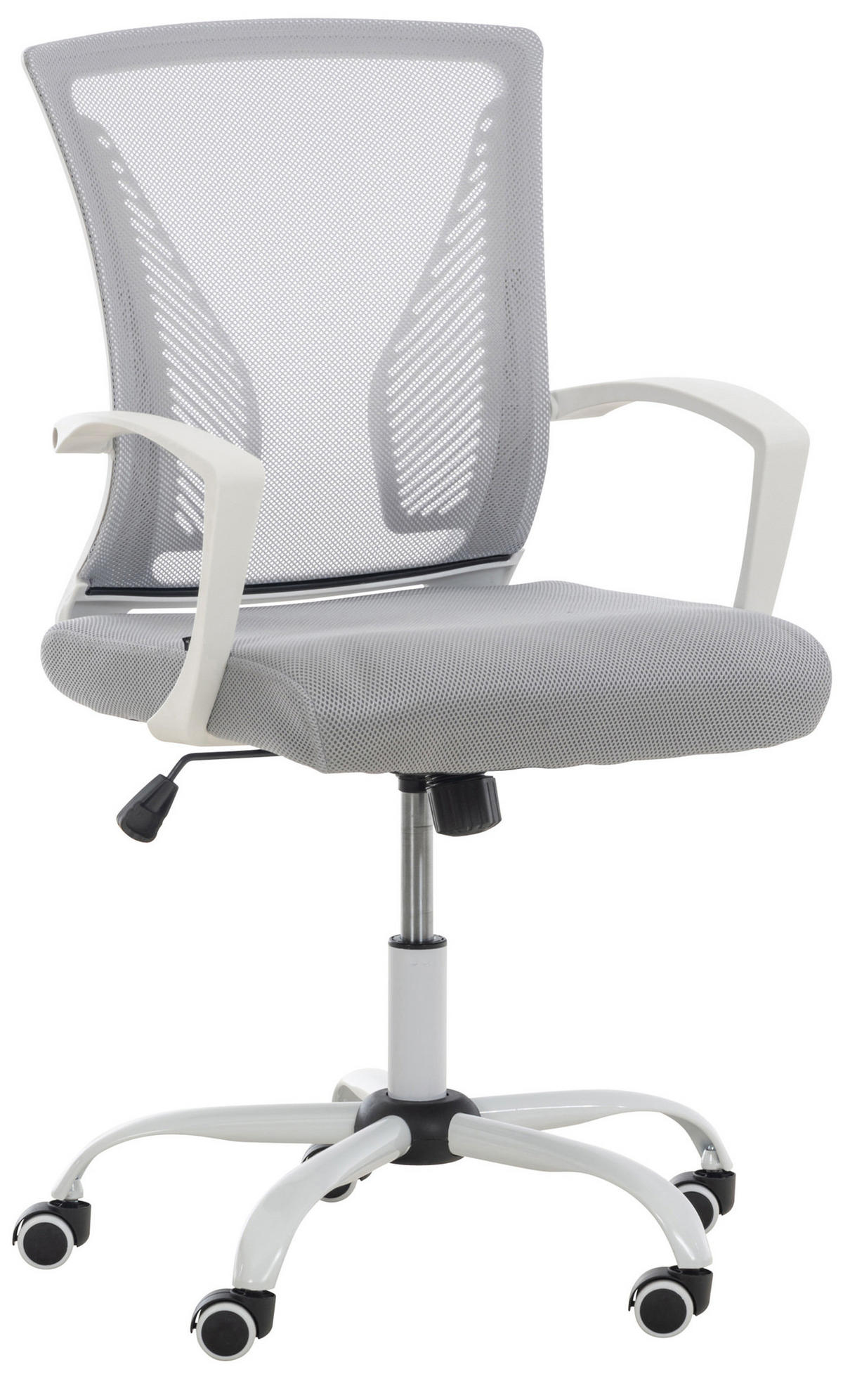 BÜROSTUHL Trail One mit atmungsaktivem Netzbezug, Hellgrau - Hellgrau, Textil/Metall (59/104/56cm) - TPFLiving