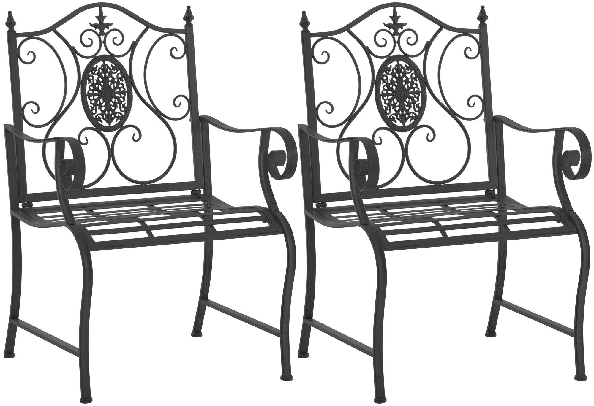 CLP Gartenstuhl Anthrazit 62x94x53 cm