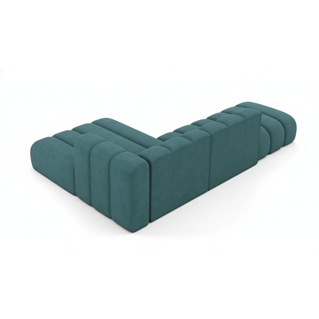 Thumbnail - Kaiser Möbel Ecksofa, Blau, Holz, L-Form, 295x179 cm, Wohnzimmer, Sofas & Couches, Wohnlandschaften, Ecksofas