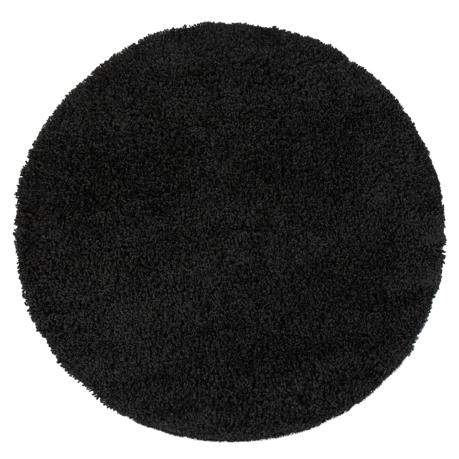 HOCHFLORTEPPICH 160/160 cm Sky 250 - Schwarz, Textil (160/160cm) - Paco Home