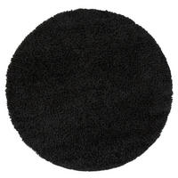 HOCHFLORTEPPICH 80/80 cm Sky 250 - Schwarz, Textil (80/80cm) - Paco Home