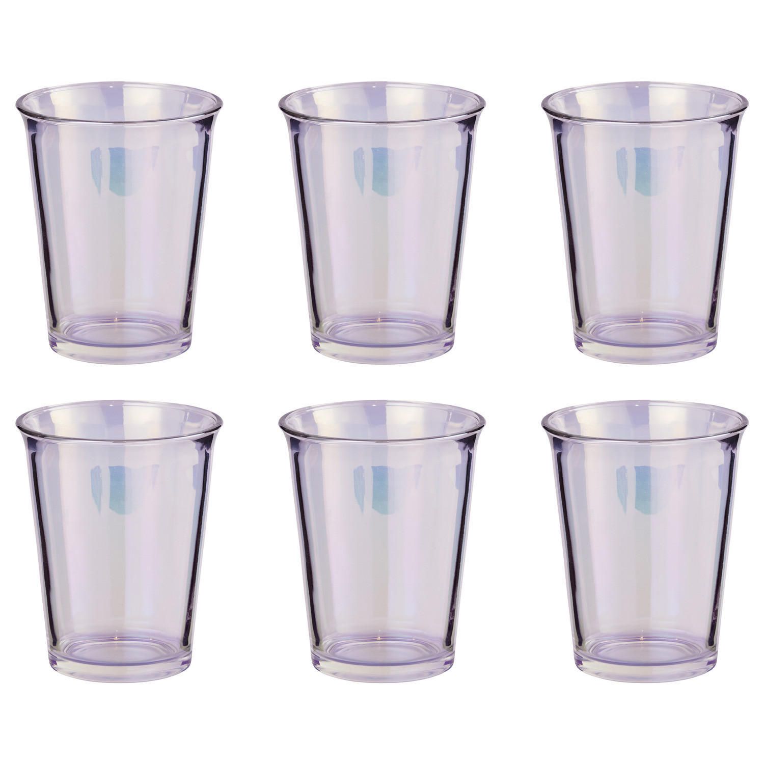 TRINKGLAS (6er-Set) Galet 280ml - Weiß, Glas (0.28L) - Butlers