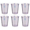 TRINKGLAS (6er-Set) Galet 280ml - Weiß, Glas (0.28L) - Butlers