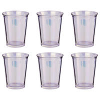 TRINKGLAS (6er-Set) Galet 280ml - Weiß, Glas (0.28L) - Butlers