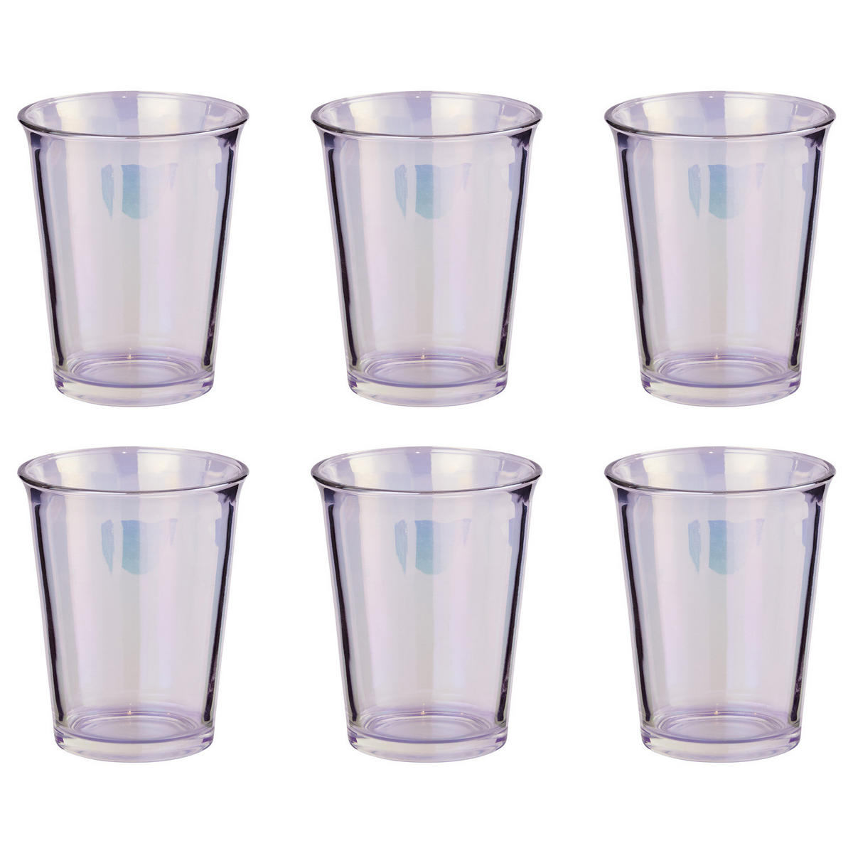 TRINKGLAS (6er-Set) Galet 280ml - Weiß, Glas (0.28L) - Butlers