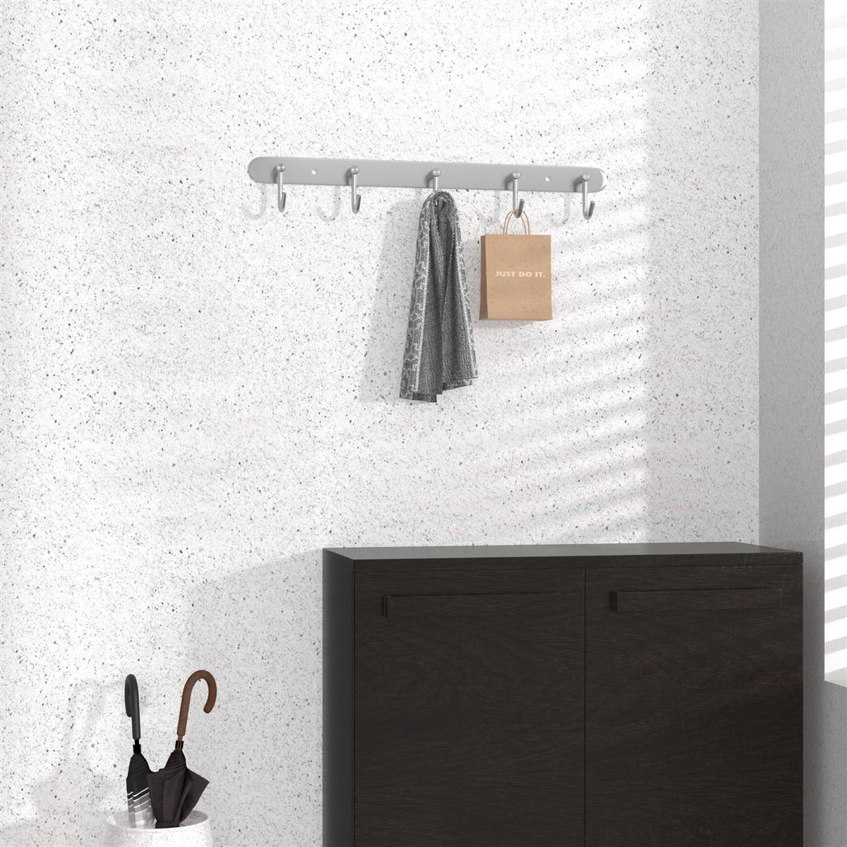 GARDEROBENLEISTE 38.1/5.5/5.5 cm - Silberfarben, Metall (5.5/5.5/38.1cm) - Intirilife